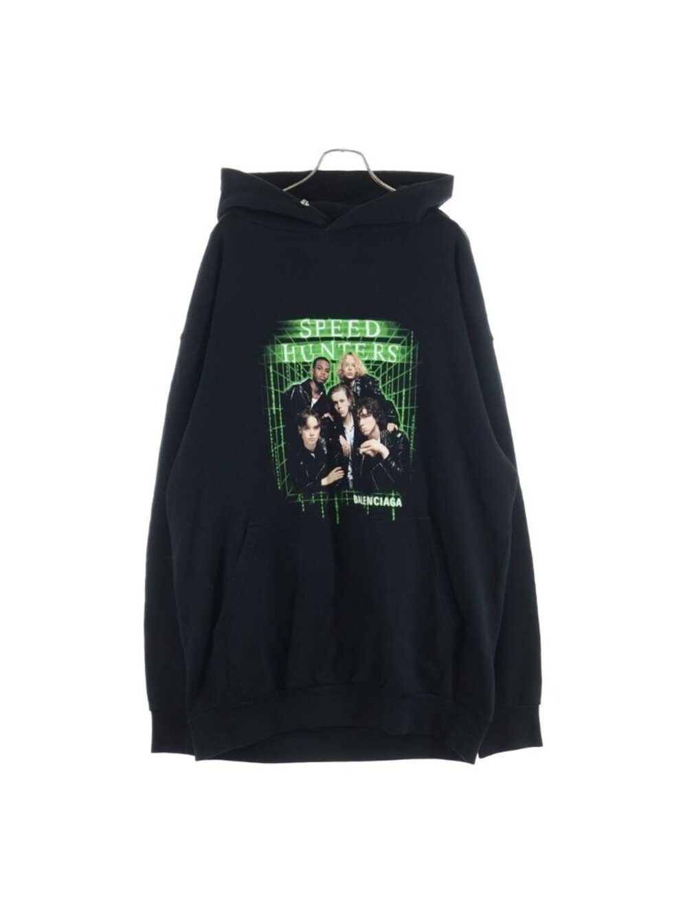 Balenciaga Speed Hunters Over Sized Hoodie Hunter Oversizesweatshirt Black